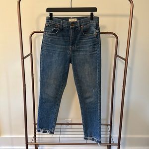 Madewell high-rise slim boy jeans